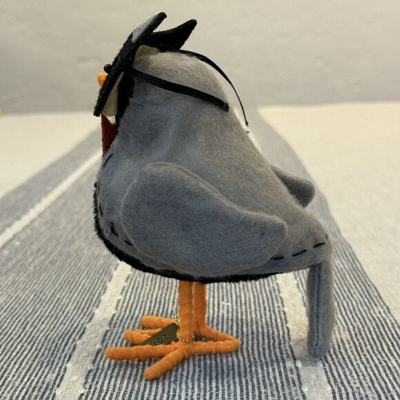 Target 2017 Hyde & Eek Hissy Halloween Featherly Friends Bird In Cat Mask Bowtie - Picture 2 of 6